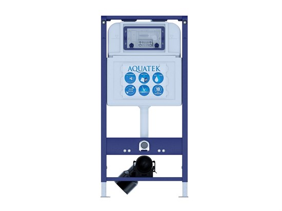 AQUATEK Инсталляция для подвесного унитаза PRO 51 INS-0000025, 1130*510*100 + звукоизоляционная прокладка INS-0000025