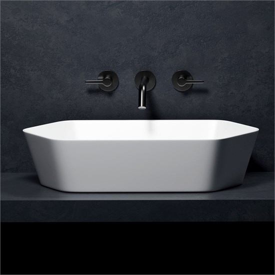 ABBER Раковина накладная Rechteck AC2223 белая AC2223