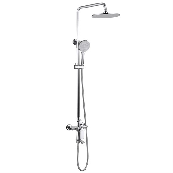 ABBER Душевая стойка Weiss Insel AF8016N с изливом, хром AF8016N
