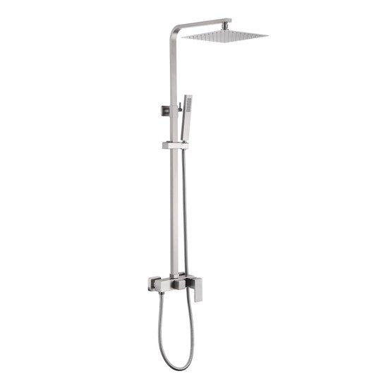 ABBER Душевая стойка Daheim AF8220SPL без излива, сатин AF8220SPL