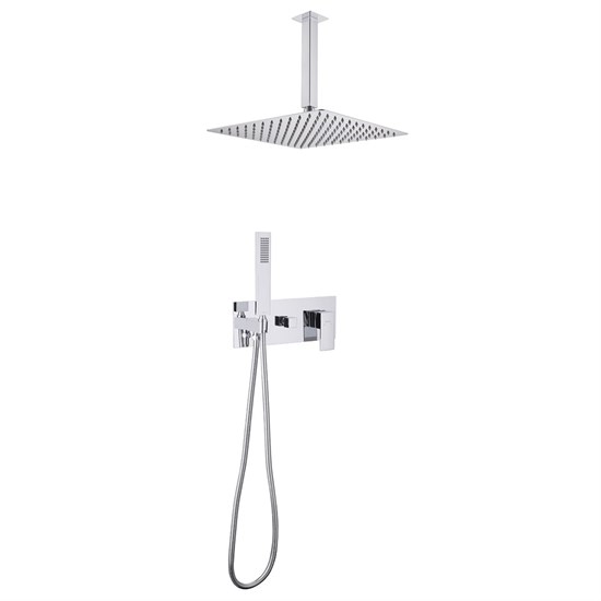 ABBER Душевая система Daheim AF8221 скрытого монтажа без излива, хром AF8221