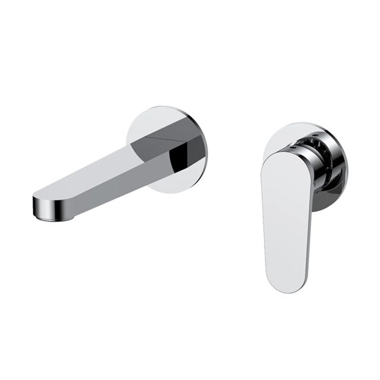 AQUAme AQM6915CR Novara Смеситель для раковины настенный на 2отв., цвет хром AQM6915CR
