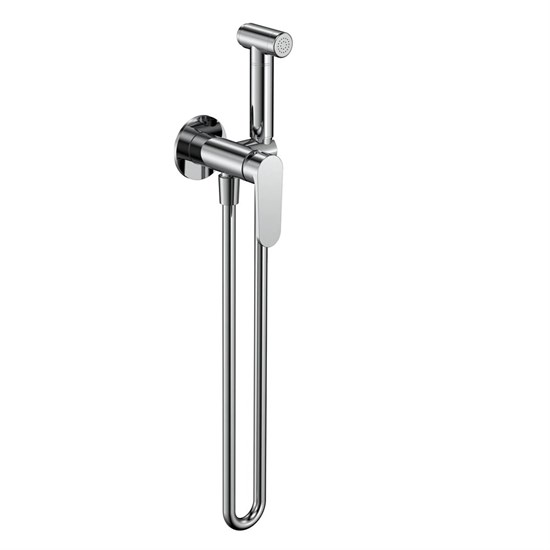 AQUAme AQM6917CR Novara Готовый комплект гиг. душа (скрытый монтаж, латунная лейка), цвет хром AQM6917CR