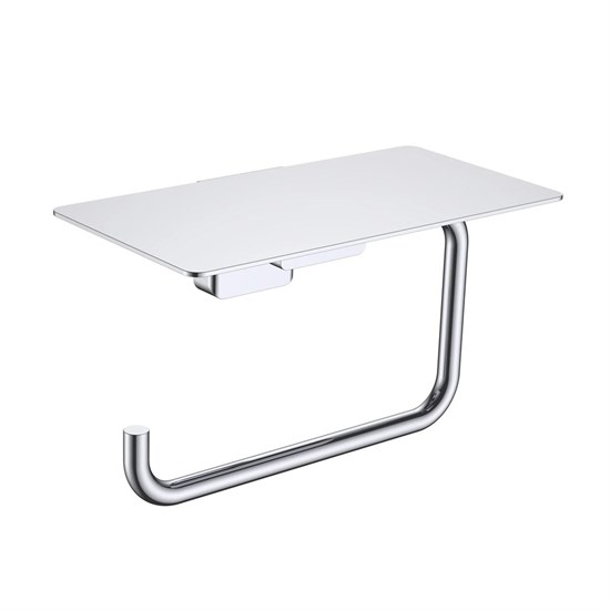 AQUAme AQM7307CR  Tivoli  Держатель туалетной бумаги с полкой, хром AQM7307CR