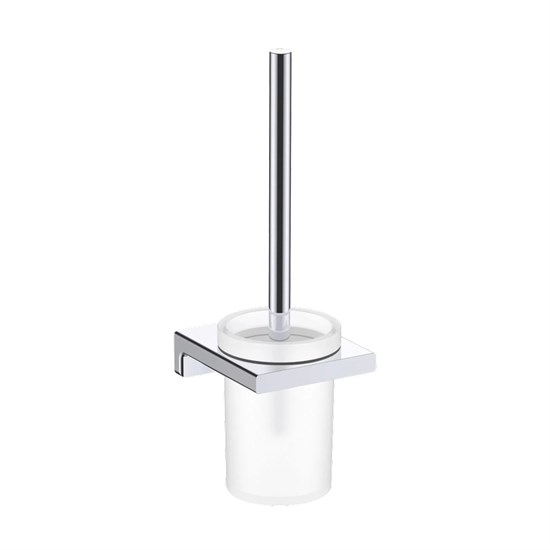 AQUAme AQM7313CR  Tivoli  Туалетный ершик настенный, матовое стекло, хром AQM7313CR