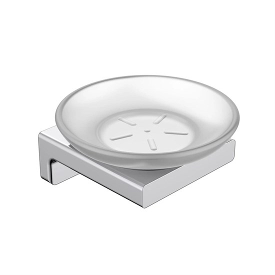 AQUAme AQM7314CR Tivoli Мыльница латунь/матовое стекло, хром AQM7314CR