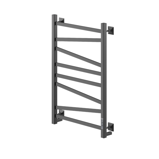 VECONI Полотенцесушитель электрический Barro-C, 50/80, черный B8050B-C