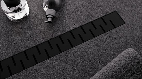 VECONI Душевой лоток Stesso Line Black 500 VSL500B