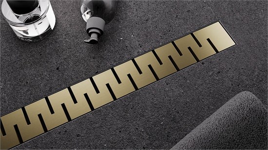 VECONI Душевой лоток Stesso Line Gold 900 VSL900G