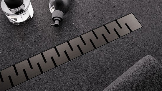 VECONI Душевой лоток Stesso Line Graphite 600 VSL600GR