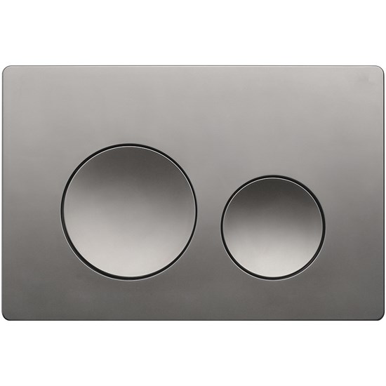 VECONI Кнопка смыва FLUSH V2, FLV2-GM, 240х162х10, пластик, оружейная сталь FLV2-GM