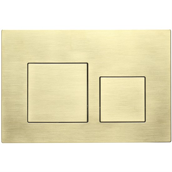 VECONI Кнопка смыва FLUSH V4, FLV4-G, 240х162х10, пластик, золото брашинг FLV4-G