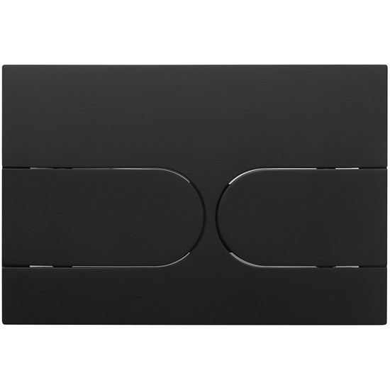 VECONI Кнопка смыва FLUSH V6, FLV6-B, 240х162х10, пластик, черный матовый FLV6-B