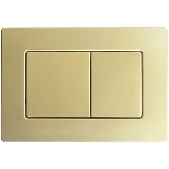 VECONI Кнопка смыва FLUSH V9, FLV9-G, 237х159х6, нержавеющая сталь, золото брашинг FLV9-G