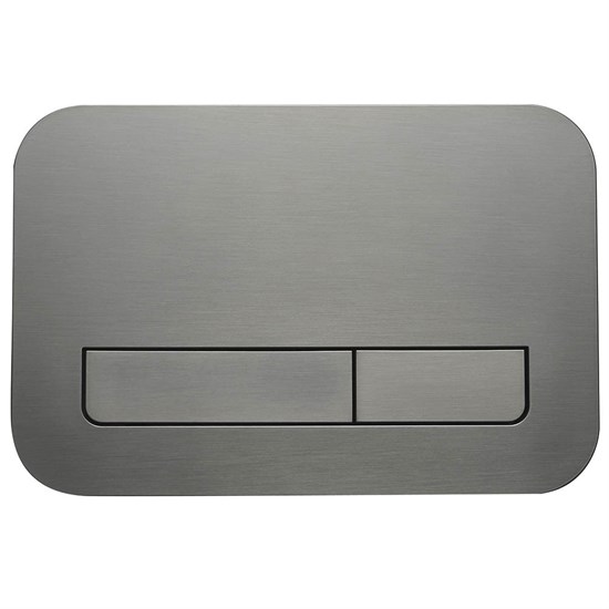 VECONI Кнопка смыва FLUSH V12, FLV12-GM, 240х162х7, пластик, оружейная сталь матовая FLV12-GM