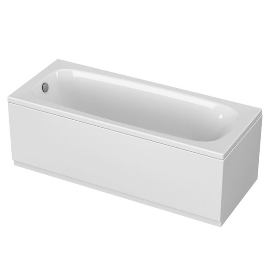 CEZARES Eco Акриловая ванна пристенная прямоугольная размер 150x70 см, белый ECO-150-70-41-W37