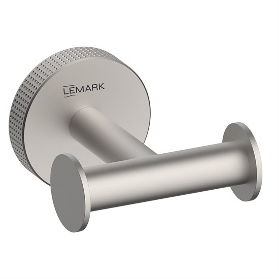 LEMARK Крючок для полотенец BELUGA, сталь, брашированный никель LMA-8011S-BN