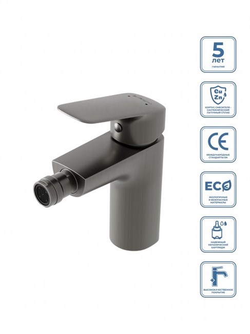 BELBAGNO Due Смеситель для биде без донного клапана DUE-BD-GM-W0 DUE-BD-GM-W0