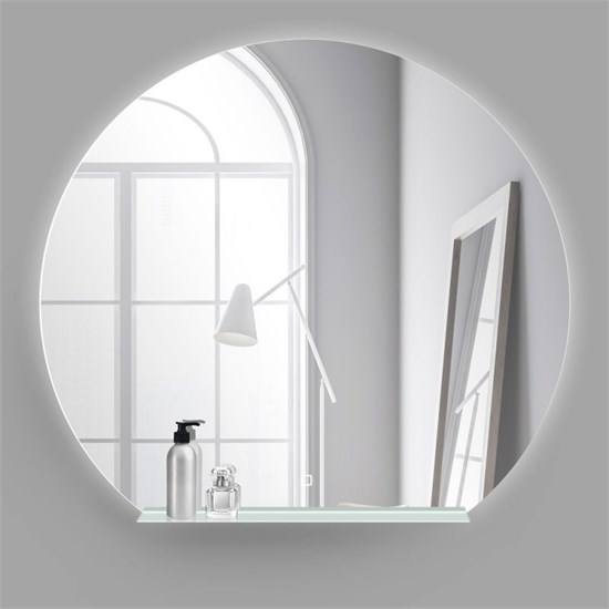 BELBAGNO Зеркало с встроенным светильником и сенсорным выключателем с полкой SPC-RNG-1000-LED-TCH-MENS, 12W, 220-240V, 1000x30 SPC-RNG-1000-LED-TCH-MENS