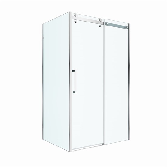 BELBAGNO Marino Душевой уголок прямоугольный размер 110x90 см профиль - хром / стекло - прозрачное, двери раздвижные MARINO-2-AH-1-110/90-C-Cr