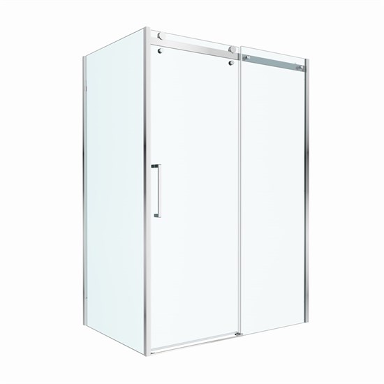 BELBAGNO Marino Душевой уголок прямоугольный размер 140x80 см профиль - хром / стекло - прозрачное, двери раздвижные MARINO-2-AH-1-140/80-C-Cr