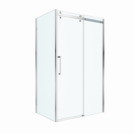 BELBAGNO Marino Душевой уголок прямоугольный размер 150x80 см профиль - хром / стекло - прозрачное, двери раздвижные MARINO-2-AH-1-150/80-C-Cr