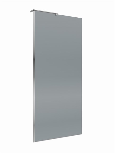 BELBAGNO Uno Душевая перегородка ширина 90 см, профиль - хром / стекло - серое UNO-L-1-TB-90-GR-Cr