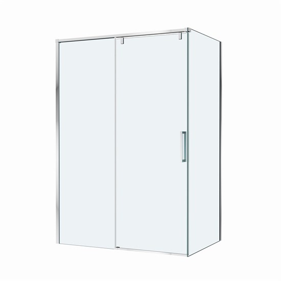 BELBAGNO Soft Close-1 Душевой уголок прямоугольный размер 140x100 см профиль - хром / стекло - прозрачное, двери раздвижные SOFT_CLOSE-1-AH-1-140/100-C-Cr