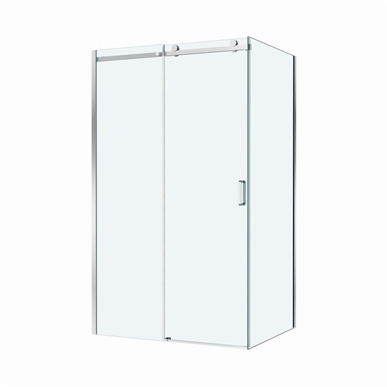 BELBAGNO Soft Close-2 Душевой уголок прямоугольный размер 120x90 см профиль - хром / стекло - прозрачное, двери раздвижные SOFT_CLOSE-2-AH-1-120/90-C-Cr