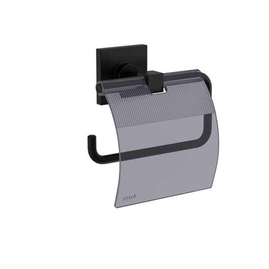 VITRA Держатель для туалетной бумаги Root A4480436 матовый черный нержавеющая сталь A4480436