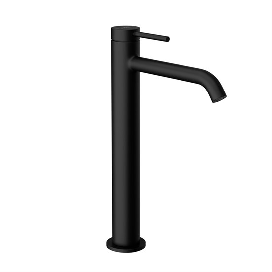 VITRA Смеситель для раковины-чаши Minimax Round A4353436EXP однорычажный матовый черный латунь A4353436EXP