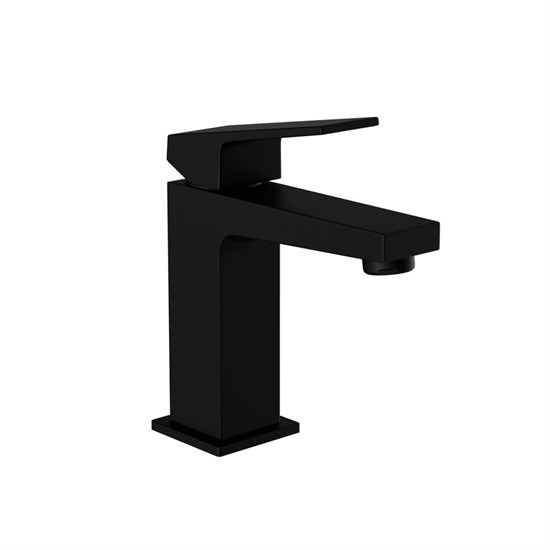 VITRA Смеситель для раковины Minimax Square A4372036EXP однорычажный матовый черный латунь A4372036EXP