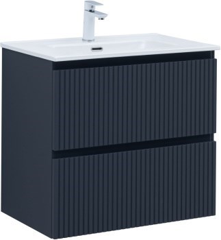 AQUANET Тумба с раковиной Джейн 70 цв.маренго (раковина Flat) AQUANET-332540
