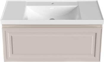 AQUANET Тумба под раковину Агата 110 бежевый AQUANET-345490