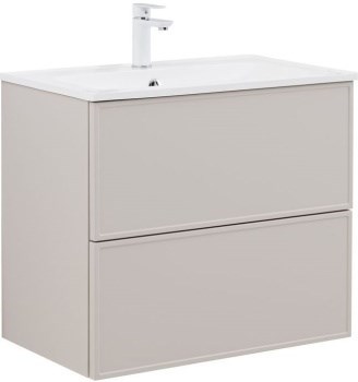 AQUANET Тумба под раковину Арт 75 бежевый AQUANET-343967