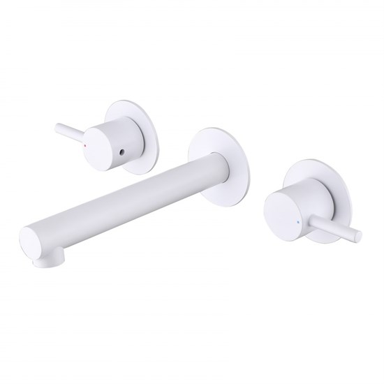 ABBER Смеситель Emotion AF88121W скрытого монтажа для раковины, белый матовый AF88121W