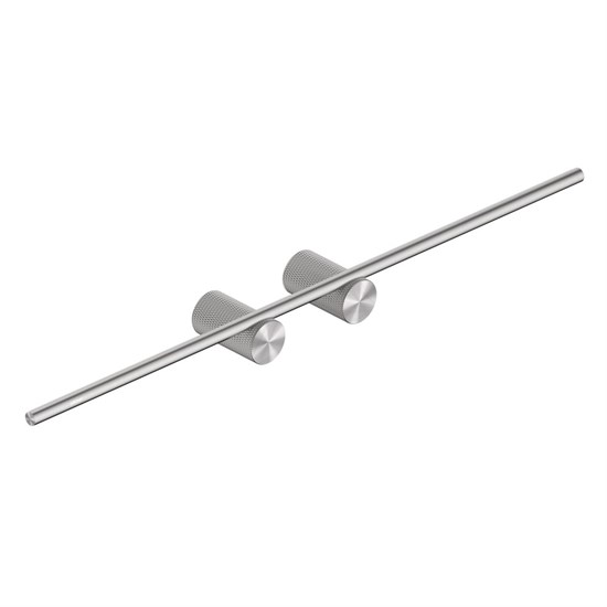ABBER Полотенцедержатель двойной Pol 316 AA1955BST брашированная сталь AA1955BST
