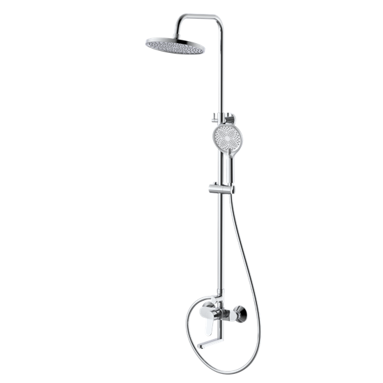 DK Душевая система со смесителем Leipzig хром (DA1763701) DA1763701