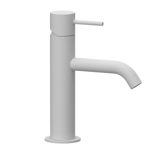 REMER X-Style Смеситель для раковины с коротким носом X11BO Белый матовый X11BO