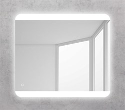 BELBAGNO Зеркало со встроенным светильником и кнопочным выключателем, 12W, 220-240V, 800x30x700 - фото 53971