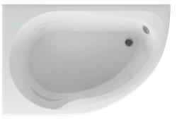 AQUATEK Вирго Акриловая ванна на каркасе, слив-перелив в комплекте, с панелью. Левая ориентация - фото 69007