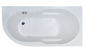 ROYAL BATH Azur 148х79 Акриловая ванна асимметричная, правая