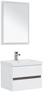 AQUANET Беркли 60 Комплект мебели для ванной комнаты (зеркало белое)