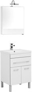 AQUANET Верона NEW 58 Комплект мебели для ванной комнаты (напольный 1 ящик 2 дверцы)