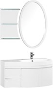 AQUANET Опера 115 R Комплект мебели для ванной комнаты (2 дверцы 2 ящика)