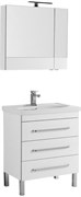 AQUANET Сиена 70 Комплект мебели для ванной комнаты (напольный 3 ящика)
