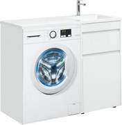 AQUANET Токио 110 R Тумба для ванной комнаты с раковиной (напольная, 1 ящик)