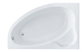 SANTEK Edera L 170х100 Ванна акриловая асимметричная, левая
