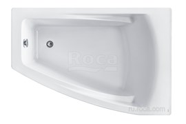 Ванна акриловая Roca Hall Angular 150х100 асимметричная правая белая ZRU9302865