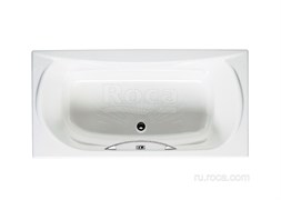 Ванна чугунная Roca Akira 170х85 с отверстиями для ручек, anti-slip 2325G000R
